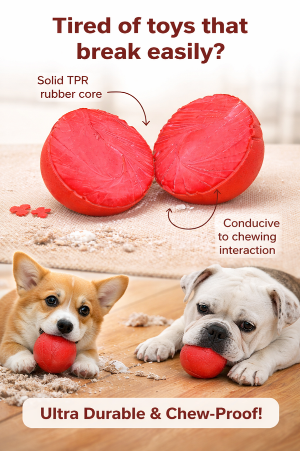 Bouncy Indestructible Dog Ball
