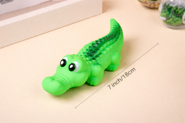 Crocodile Squeak Dog Toy
