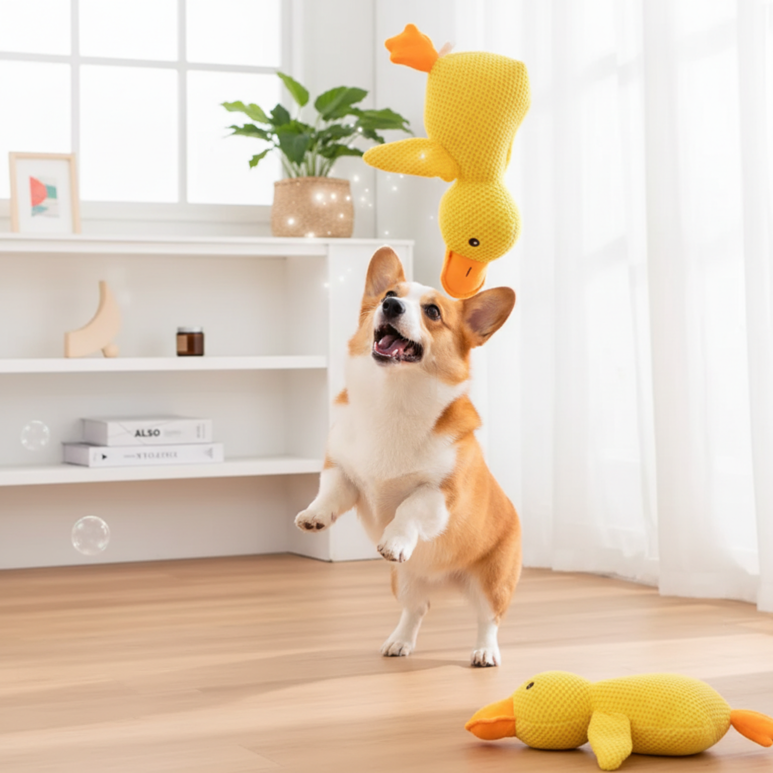 Interactive Duck Dog Toy