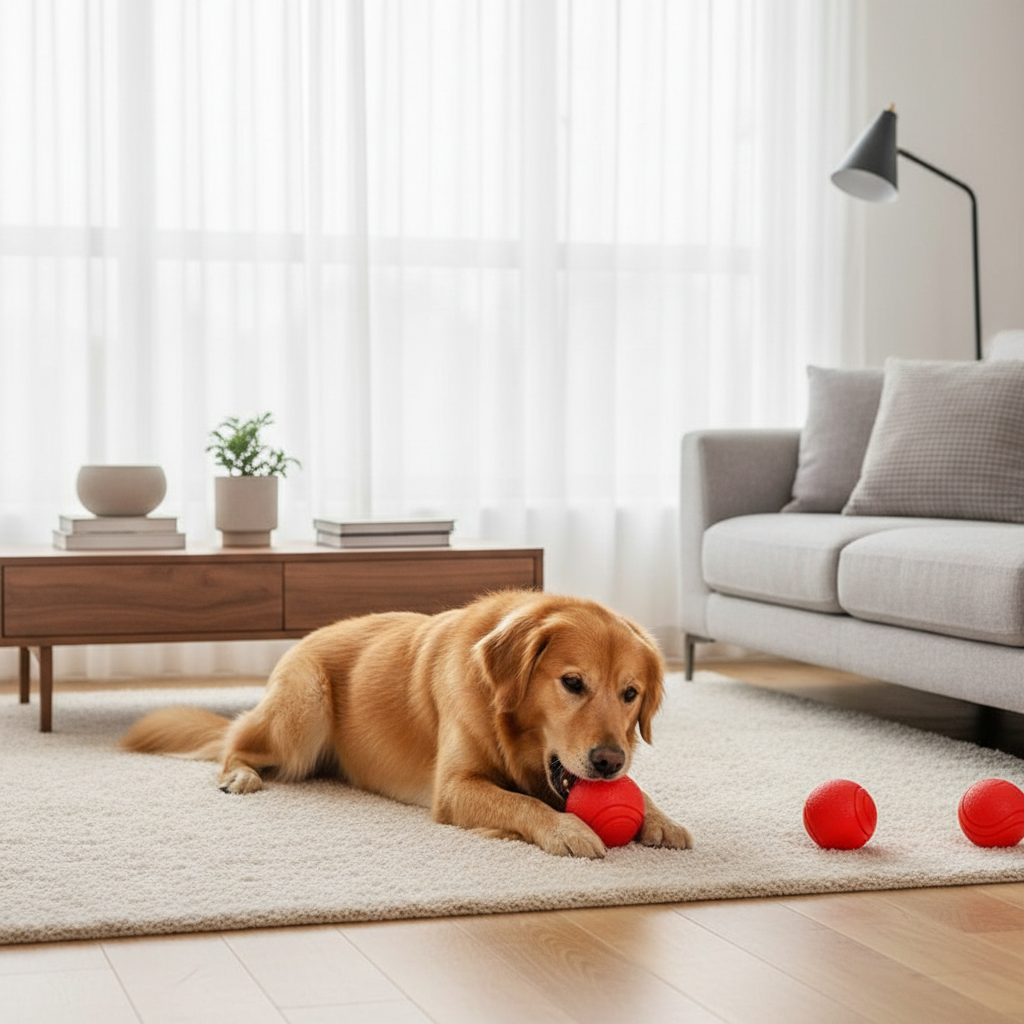 Bouncy Indestructible Dog Ball