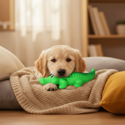 Crocodile Squeak Dog Toy