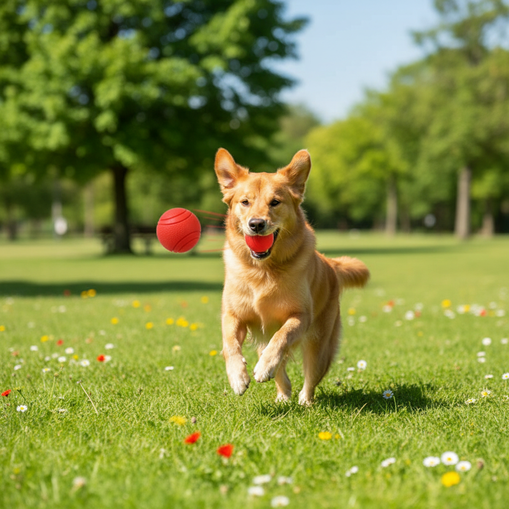 Bouncy Indestructible Dog Ball